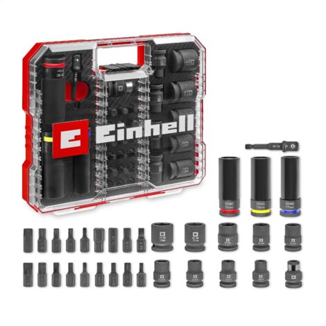 Set di punte e chiavi a bussola in metallo Einhell 32 pezzi