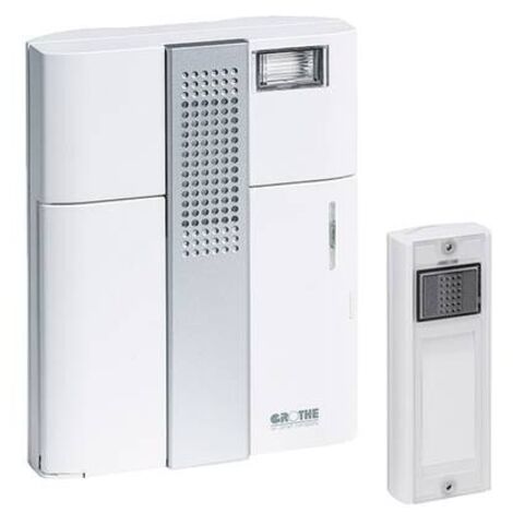 Grothe Mistral 300 Campanello senza fili elegante bianco