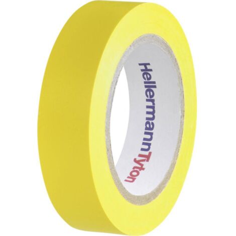 HellermannTyton HelaTape Flex 15 Nastro isolante giallo 15 mm (1/2)