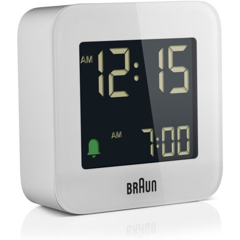 Braun BC08 Sveglia digitale White (1/5)