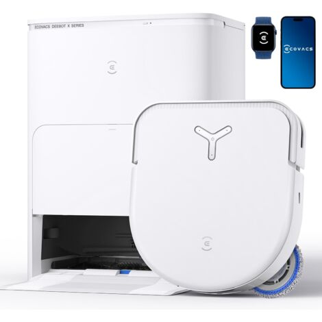 Ecovacs DEEBOT X5 OMNI aspirapolvere robot 0,25 L Senza sacchetto Bianco