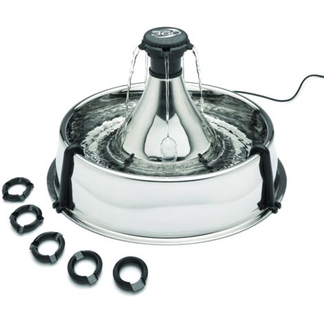 PETSAFE DRINKWELL-PIATTO PER ANIMALI DOMESTICI, 360, ACCIAIO INOX