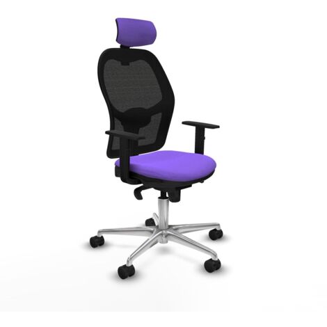 Sedia Ufficio con Poggiatesta Jorquera Piqueras y Crespo 1D086N2 Lilla (1/5)
