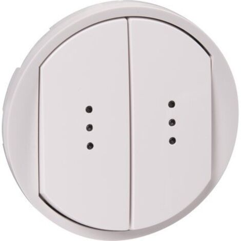 Legrand Céliane cornice bianca per doppio interruttore