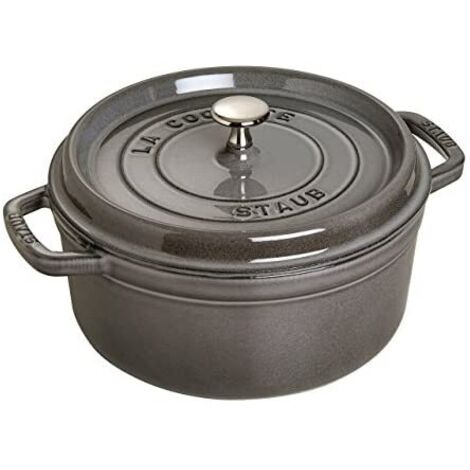 Staub Cocotte in ghisa smaltata grigio grafite 20 cm (1/5)