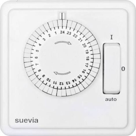 Suevia SU280447 cronotermostato incassato bianco