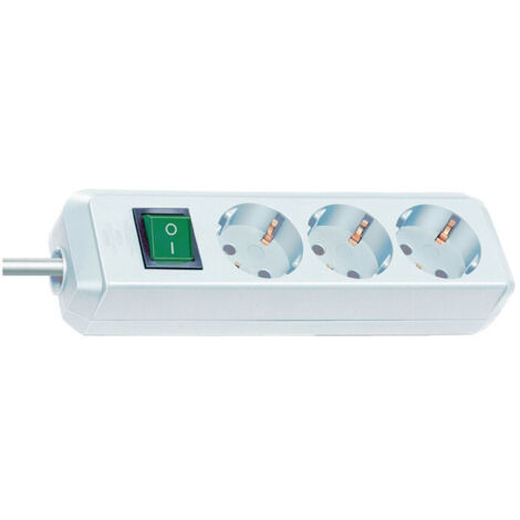 Multipresa Eco Line 16 A 250 V con interruttore, cavo di 1,5 m H05VV-F 3x1,5 mm²