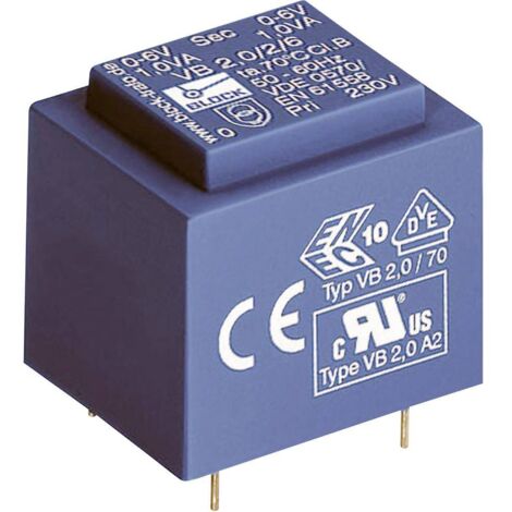 Block VB 2,0/1/24 Trasformatore per circuiti stampati 2 VA 24 V