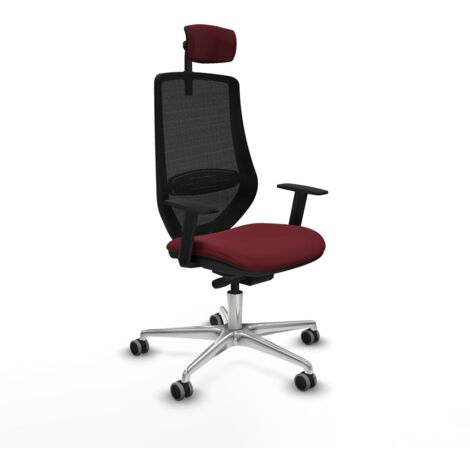 Sedia da Ufficio Piqueras y Crespo D086G2W Rosso Granato (1/5)
