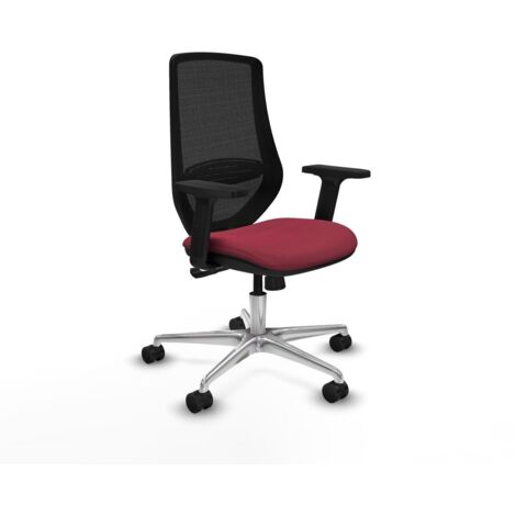 Sedia da Ufficio Piqueras y Crespo D086N0W Rosso Granato (1/5)