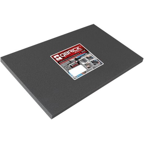 Qbrick ONE Insert in schiuma nera per organizzazione attrezzi