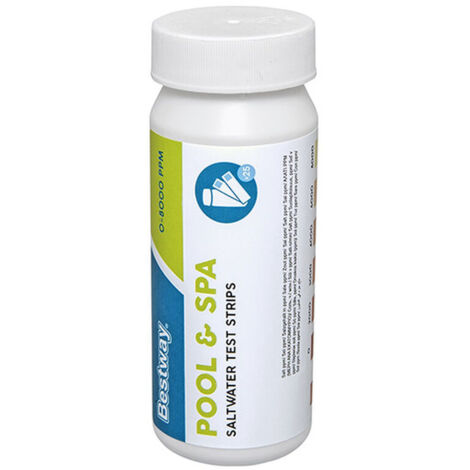 BESTWAY - 58767 - Strisce reattive per acqua salata - 25 pezzi