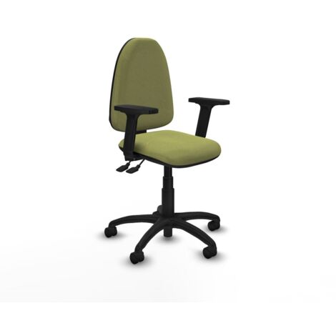 Sedia da Ufficio Piqueras y Crespo A√Ωna AS bali verde oliva brazos 2D base poliamida ruedas nailon 50mm Verde (1/5)