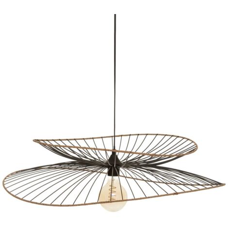 Atmosphera Alara sospensione nera design contemporaneo