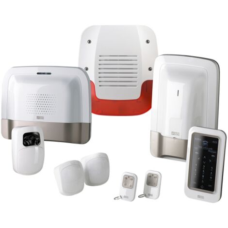 Delta Dore 6410178 Kit allarme Delta Dore Tyxal+ video 8 zone wireless connesso con trasmettitore GSM e rilevatore