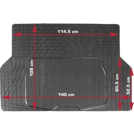 Dino 130026 Tappeto universale per bagagliaio nero antiscivolo