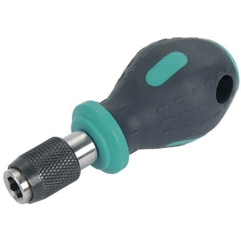 wolfcraft Avvitatore manuale con vano portainserti, corto I 1239000 I Per spazi di lavoro ristretti