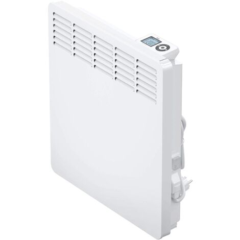 AEG casa Technik 236533 parete Termoconvettore WKL 1005 per circa 10 m², Riscaldamento 1000 W, 5 – 30 gradi C, da appendere a parete, Display LCD, Timer settimanale, Metallo, colore: bianco
