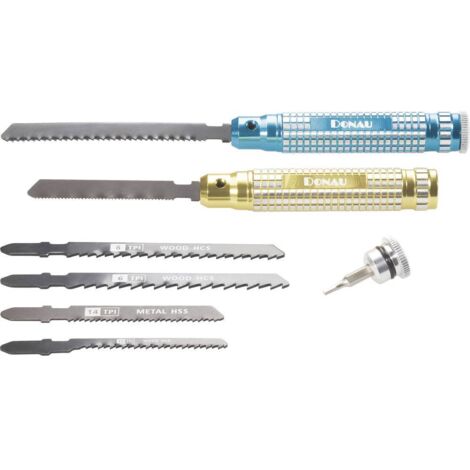 Set di Seghe Manuali Donau-elettronica in Alluminio 8 pezzi