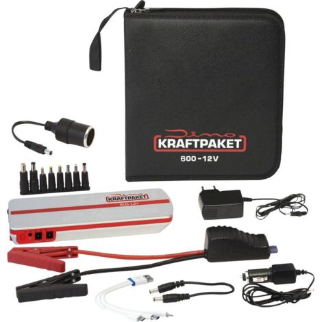 Dino KRAFTPAKET 136102 avviatore batteria nero 18 Ah 600 A