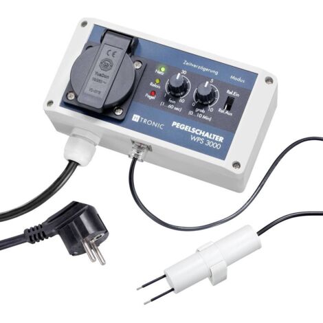 H-Tronic 1114455 WPS 3000 Regolatore di livello Riempire, Svuotare 10.00 m