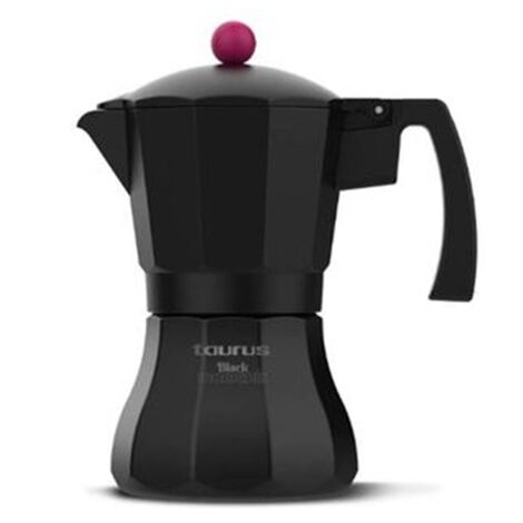 Caffettiera italiana Taurus Black Moments KCP90012I nera 12 tazze (1/2)