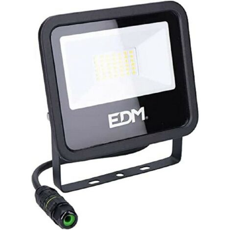 edm Faretto LED 30W Nero per esterno e interno (1/4)