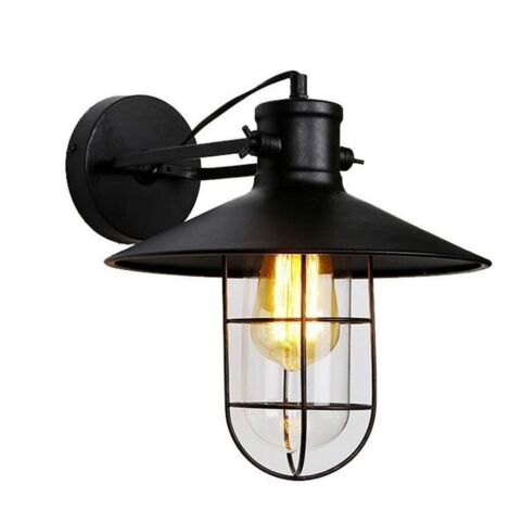 edm Applique murale vintage nera 37 cm altezza (1/2)
