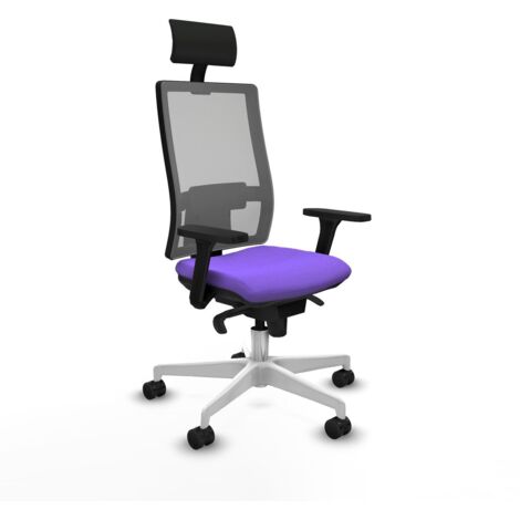 Sedia Ufficio con Poggiatesta Piqueras y Crespo 3D026N1 Lilla (1/5)