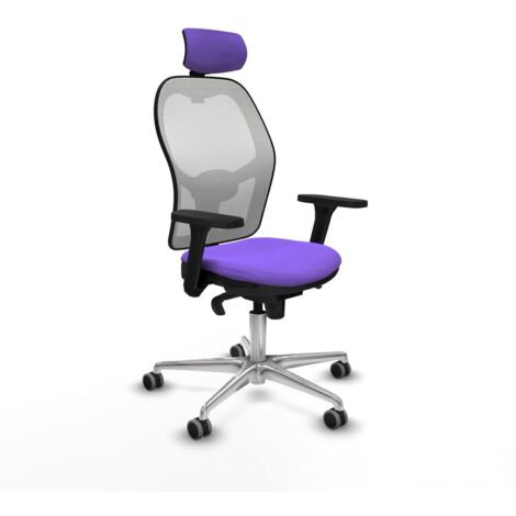 Sedia Ufficio con Poggiatesta Jorquera Piqueras y Crespo 3D086G2 Lilla (1/5)