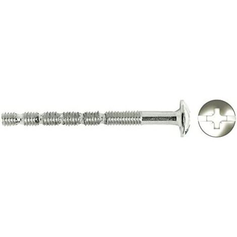 Scatola da 250 unità di viti per maniglie multilunghe Ø4x45mm nichelate