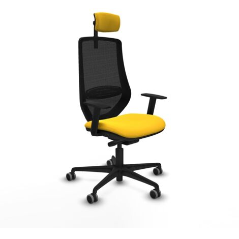 Sedia da Ufficio Piqueras y Crespo D036G2W Giallo (1/5)