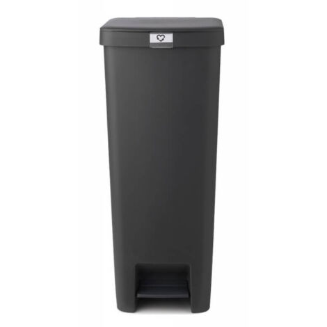 Brabantia Pattumiera a Pedale StepUp 40 Litri Grigio Scuro