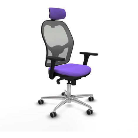 Sedia Ufficio con Poggiatesta Piqueras y Crespo 3D086G2 Lilla (1/5)