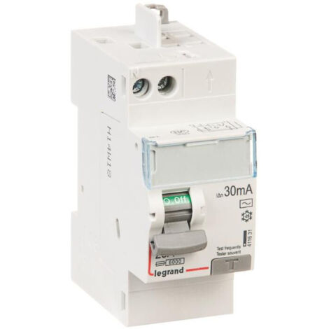 Legrand 411633 Interruttore differenziale dx≥-id - a vite/auto - 2P 230v 63A tipo AC 30ma - uscita alta