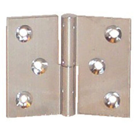 CERNIERA IN OTTONE CROMATO 40X50 NODO SINISTRO 6 ASSI IN ACCIAIO - QCDR - PO4250S03 LA NOSTRA SELEZIONE