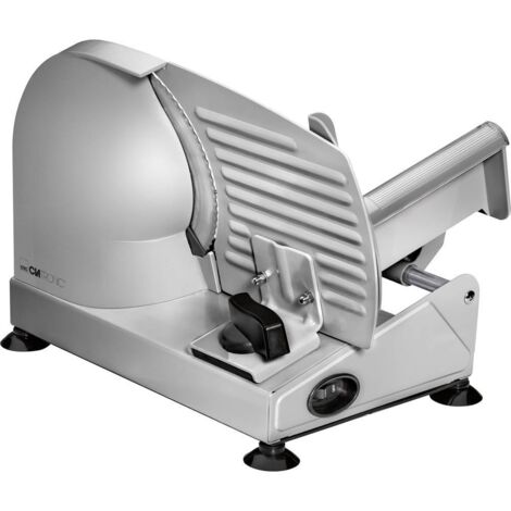 Clatronic 3585 Affettatrice elettrica in Acciaio Inox Regolabile Taglio Disco 19 cm 150 W Steel 11 FluidOunces SinteticoClatronic MA 3585 Electric 150W Metal