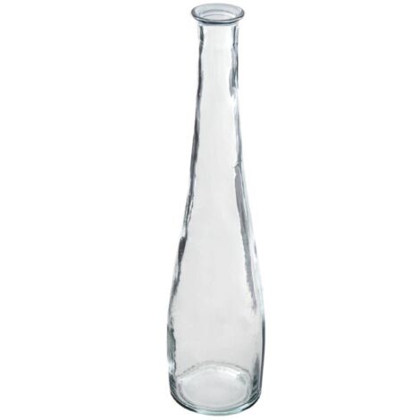 Vaso lungo in vetro riciclato H80cm - Atmosphera créateur d'intérieur