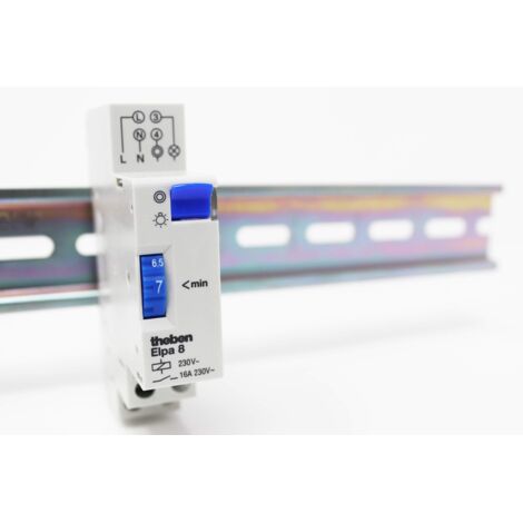 Theben ELPA 8 temporizzatore bianco per illuminazione scala (1/5)