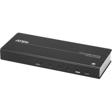 aten VS184B-AT-G distributore HDMI nero 4 uscite (1/5)