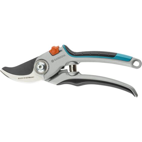 GARDENA Forbici da giardino Premium: taglio bypass, rami fino a Ø 25 mm, impugnature ergonomiche in alluminio, lame sostituibili (8906-20)
