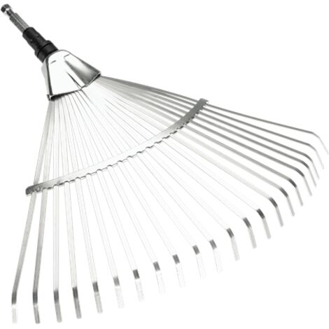 GARDENA Scopa per erba, rebbi in acciaio flessibili, larghezza: 50 cm CombiSystem (3102-20)