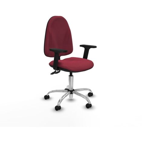 Sedia da Ufficio Algarra CPDM Piqueras y Crespo B2D05RP Rosso Granato (1/5)