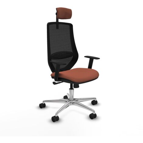 Sedia da Ufficio Piqueras y Crespo D086N2W Marrone Nero (1/5)