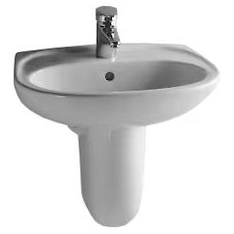VITRA VITRA NORMUS lavabo bagno sospeso a Parete Larghezza 50 cm codice prod: 5079L003-0001