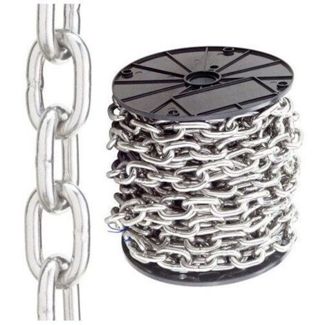 Catena Rullo Zincata 6 mm (Rotolo 36 metri)