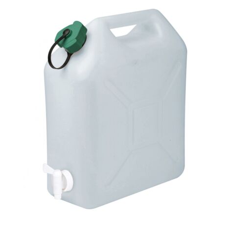Sodise – Jerrican alimentaire 10L en polyéthylène – Robinet intégré pour versement facile – Dimensions 32cm x 18cm x 30cm – Compatible liquides alimentaires