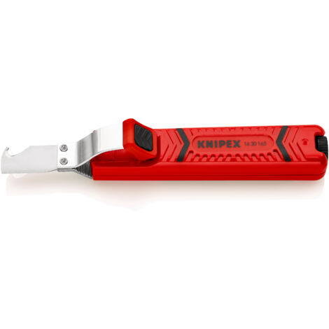 KNIPEX 16 20 165 SB Utensile spelacavi con lama di resistenza corpo in resina sintetica antiurto 165 mm