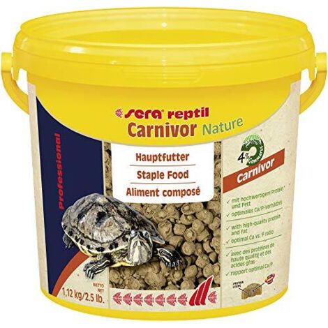 Sera reptil Professional Carnivor 3.800 ml Mangime in Granuli, Oro, 1 kg (Confezione da 1), 3800 unità