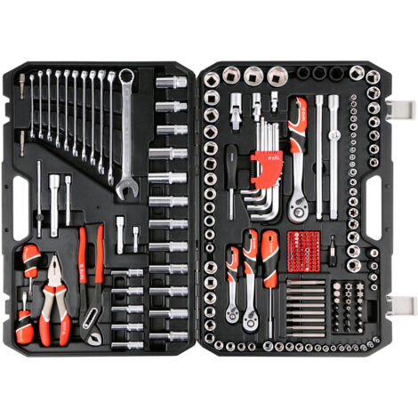 Yato YT-38941 Set di strumenti 225 pezzi in metallo